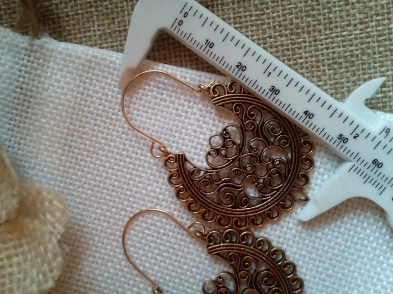 Créoles dorées style oriental / indien – photo 2